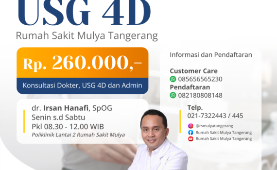 Layanan USG 4D Rumah Sakit Mulya Tangerang