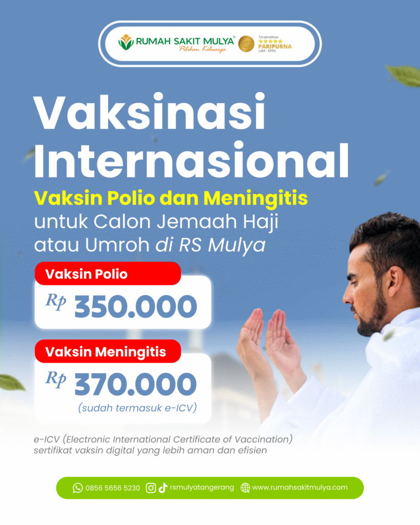 vaksin polio dan vaksin meningitis